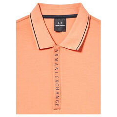 Armani Exchange Men's Logo Zip - Color: Sun Baked, Size: XXL