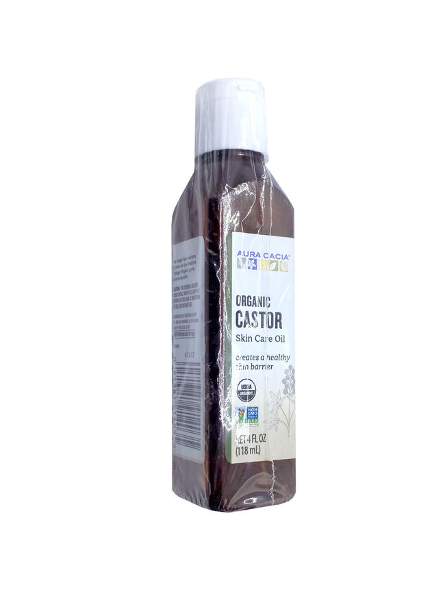 Aura Cacia Organic Castor Skin Care Oil 118ml (4 fl oz)