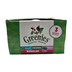 Greenies Regular Spearmint and Blueberry Flavored Variety Pack Dental Care Dog Treats, 3 x 12 oz Pouches