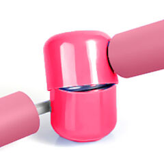 Thigh Exerciser | Multifunction Thigh Workout Reducer | Hip and Pelvis Trainer for Women,(Pink)