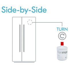 Kenmore 79551012010 9890 Replacement Refrigerator Water Filter, 1 Count (Pack of 1), White