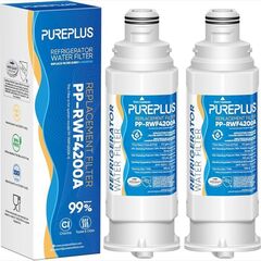 PUREPLUS DA97-17376B Replacement for Samsung HAF-QIN, HAF-QIN/EXP, DA97-08006C, RF23M8070SG Refrigerator Water Filter,2PACK