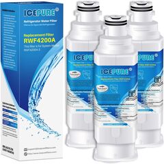 ICEPURE DA97-17376B Replacement for Samsung HAF-QIN/EXP, HAF-QIN, DA97-08006C, RF28R7351SG, RF23M8070SR, RF23M8070SG, RF23M8090SG, RF28R7201SR, RF23M8570SR, Refrigerator Water Filter (Pack of 3)