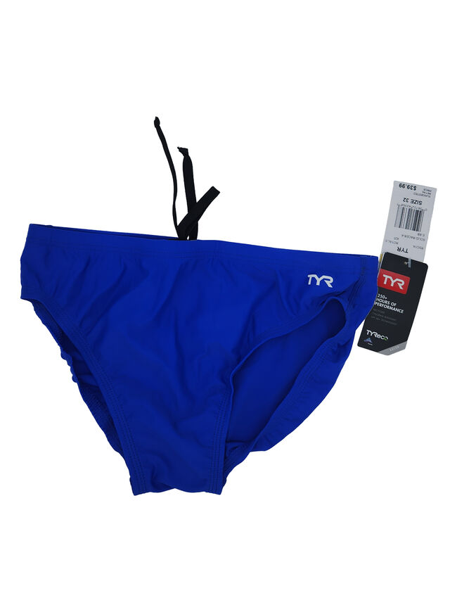 TYReco™ Men's Brief Swimsuit - Solid Style # RSO1A, Royal Blue, Size 32