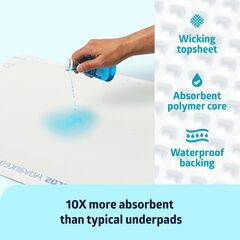 Medline Ultrasorbs Advanced Extra Strength Drypads, 30" x 36", 70 Count, Super Absorbent Disposable Pads, Incontinence Bed Pads, Chucks Bed Pads, Elderly, 350 lb Repositioning Capacity