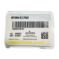 Boiron Bryonia 6C 80 Pellets - 3 Pack