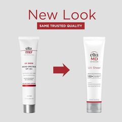 EltaMD UV Sheer Face Sunscreen, SPF 50+ No White Cast Sunscreen for Face and Body, Zinc Oxide Sunscreen Formula