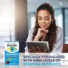 Ocuvite Blue Light Lutein & Zeaxanthin Supplement, Eye Vitamin for Eye Strain, Vision & Ocular Health Support, Softgels for Screen & Sunlight Exposure, 30 Softgels