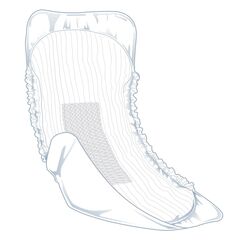 FitRight Extra Unisex Incontinence Liners, Moderate Absorbency, 13x30 Inches, Leak Protection & Odor Control, 20 Count