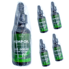 Bioplow Hemp Oil- Ultra Premium Extract - 185,000 mg - 1 oz - 5 pack