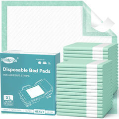 MILDPLUS 30''x36'' Bed Pads (Adhesive, 30 Ct), XL, Disposable Incontinence