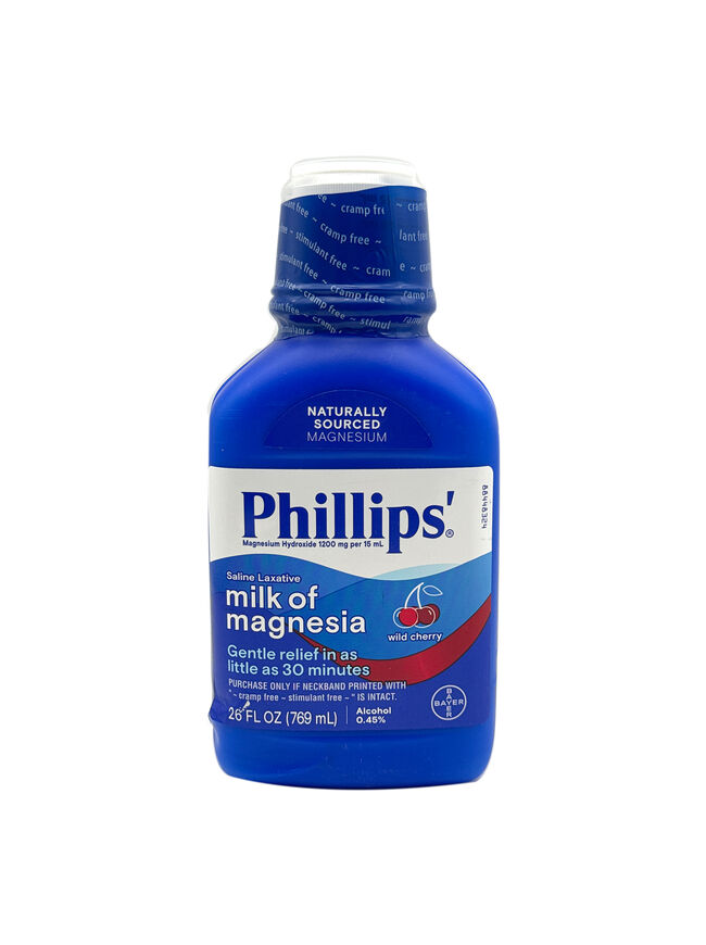 Phillips Milk of Magnesia Liquid Wild Cherry Flavor, 26 oz 