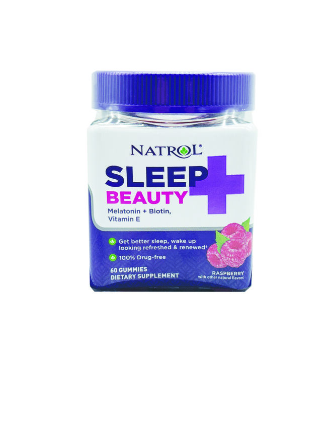 Natrol Sleep + Beauty Gummy Raspberry 60 Gummies