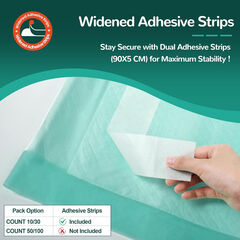 MILDPLUS 30''x36'' Bed Pads (Adhesive, 30 Ct), XL, Disposable Incontinence