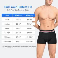 Carer Washable Incontinence Underwear for Men with Front Absorbent 80ml Mens Incontinence Underwear for Bladder Leak Proof Underwear for Men Waterproof Reusable Leakproof Boxer Briefs 5 Pack, Medium