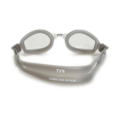 TYR Corrective Optical Swim Goggles, Clear, Adult -2.00 Diopter