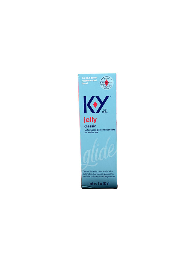 K-Y Jelly Classic Personal Lubricant  Body-Friendly Water-Based Formula 2 FL OZ