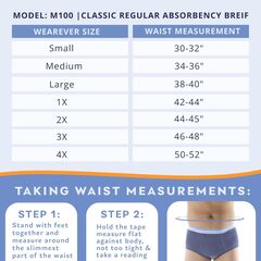 Wearever Incontinence Underwear for Men - Reusable & Washable Men's Bladder Control Briefs with Regular Absorbency - Leak Proof Underwear (Pack of 3) (Gray) (L)
