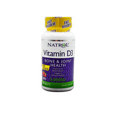 Natrol Fast Dissolve Vitamin D3 5,000 IU - 90 Tablets - Strawberry