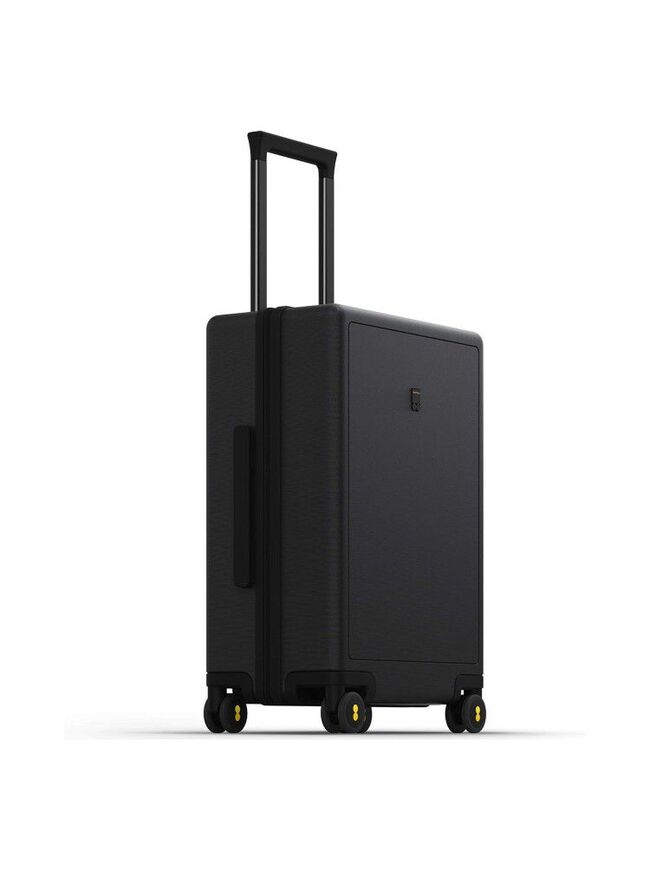 LEVEL8 Hard Shell Carry on Luggage - Lightweight 20 Inch Suitcase - Black