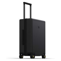 LEVEL8 Hard Shell Carry on Luggage - Lightweight 20 Inch Suitcase - Black