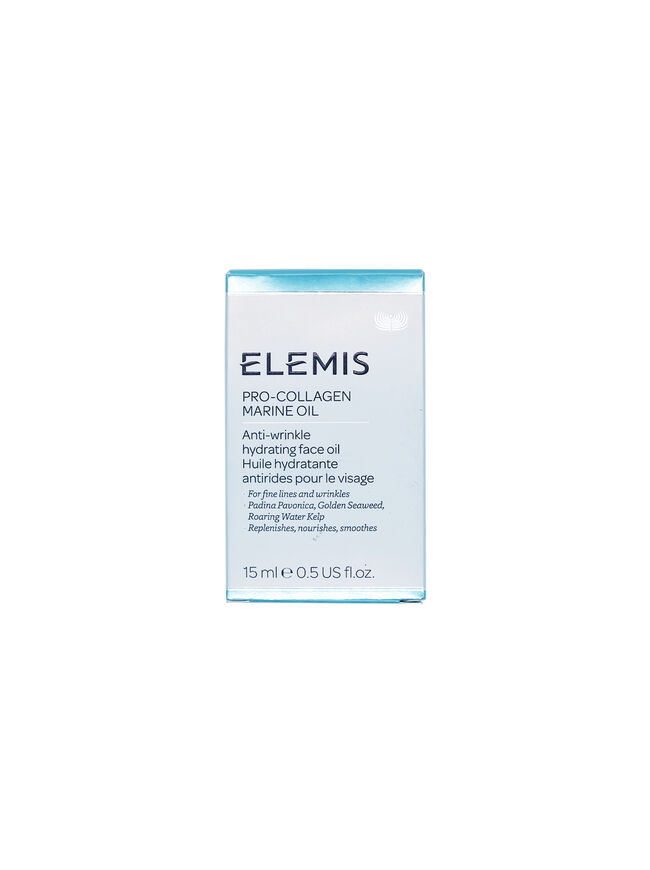 ELEMIS Pro-Collagen Marine Oil, 15ml – Ultra-Lightweight Anti-Wrinkle Daily Face Oil Moisturizer