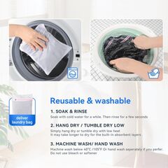 Carer Washable Incontinence Underwear for Men with Front Absorbent 80ml Mens Incontinence Underwear for Bladder Leak Proof Underwear for Men Waterproof Reusable Leakproof Boxer Briefs 5 Pack, Medium
