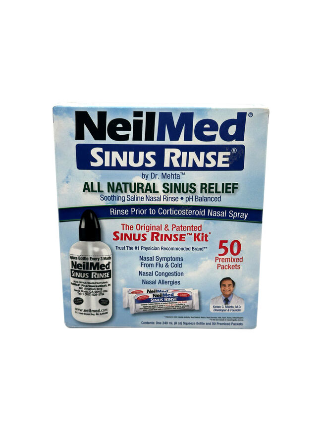 NeilMed Original Sinus Rinse Kit - 50 Premixed Packets