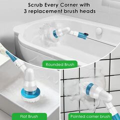 Electric Spin Scrubber - 360 Cordless Tub and Tile Scrubber