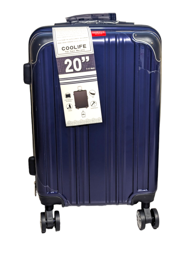 Coolife Luggage Hard Shell Suitcase PC+ABS Spinner 20 inch Carry On