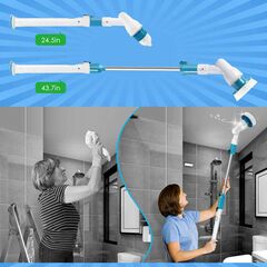 Electric Spin Scrubber - 360 Cordless Tub and Tile Scrubber