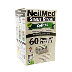 NeilMed Sinus Rinse with Xylitol - 60 Premixed Packets