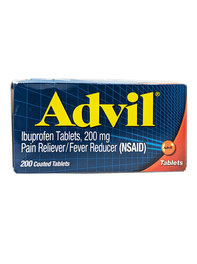 Advil Ibuprofen 200 mg Pain Reliever Fever Reducer 200 Coated Tablets