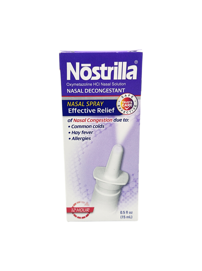 Nostrilla Nasal Decongestant Original Fast Relief 0.50 fl. Oz.