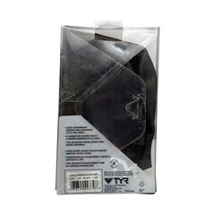 TYR Wrinkle-Free Long Hair Silicone Swim Cap, Black