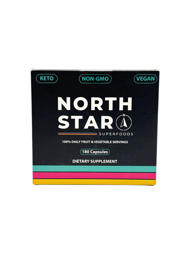 North Star Superfoods - Daily Fruit and Vegetable Supplement - 180 Capsules