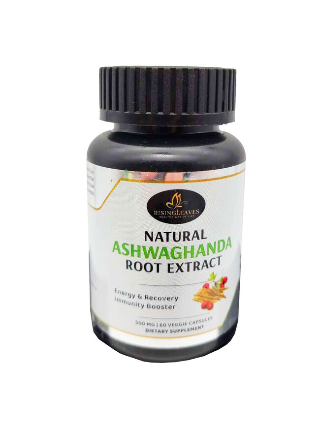 Risingleaves Ashwagandha Root Extract 500mg 60 Capsules