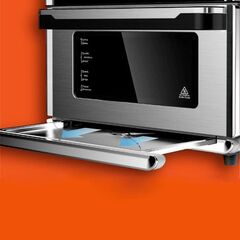 Aria 30 Qt. Touchscreen Toaster Oven with Recipe Book, Brushed Stainless Steel