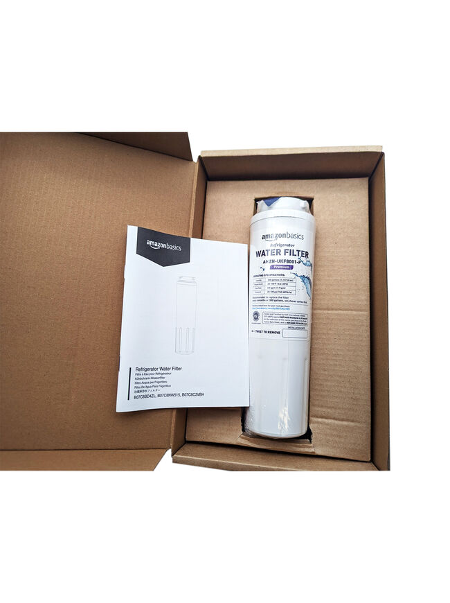 Amazon Basics Replacement Maytag UKF8001 Refrigerator Water Filter Cartridge - Premium Filtration