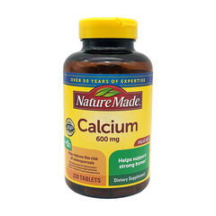 Nature Made Calcium 600 mg with Vitamin D3, 220 Tablets