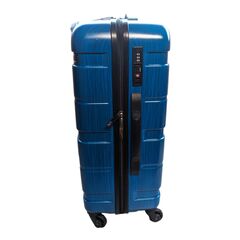 Coolife Luggage Hard Shell Suitcase 24in - Caribbean Blue