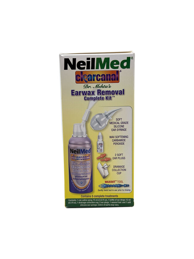 NeilMed Clearcanal Ear Wax Removal Complete Kit - 75mL