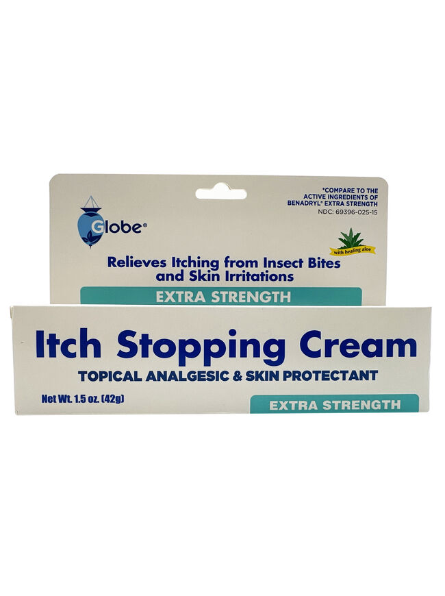 Globe Extra Strength Itch Stopping Cream 1.5 Oz