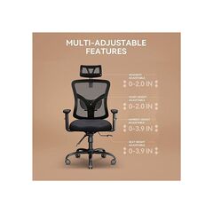 NOBLEWELL Ergonomic Office Chair - Desk Chair - Black