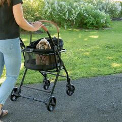 Pet Gear View 360 Pet Stroller Travel System 3-in-1 Carrier - Black