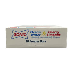 SONIC Ocean Water and Cherry Limeade 10 Freezer Bars 