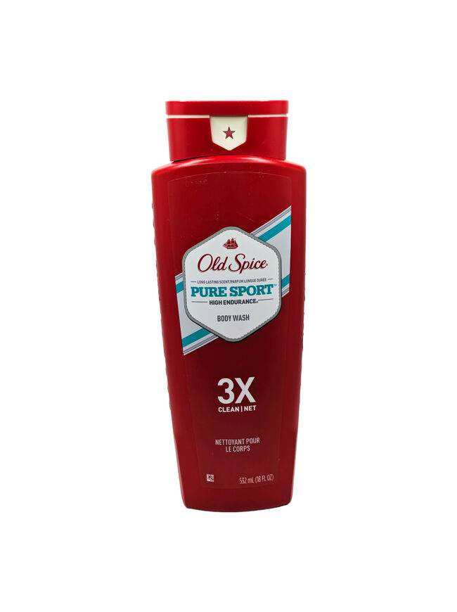 Old Spice High Endurance Body Wash for Men - Pure Sport Scent - 18 fl oz (532 ml)