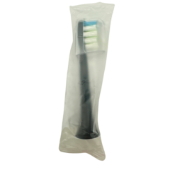 Senyum Replacement Toothbrush Heads Compatible with Philips Sonicare - Black - Snap On - 8 pack