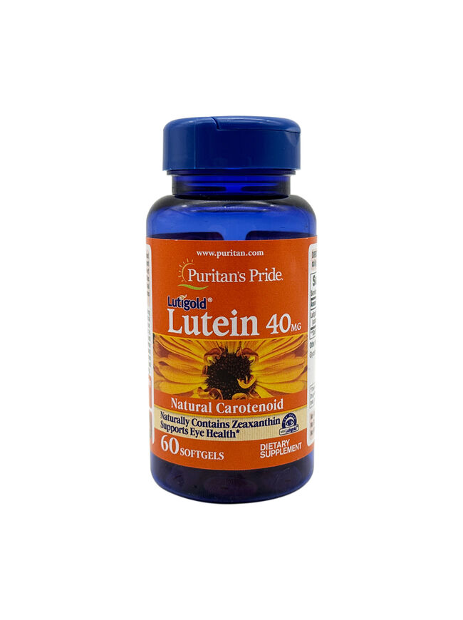 Puritan's Pride Lutein 40mg With Zeaxanthin, 60 Softgels