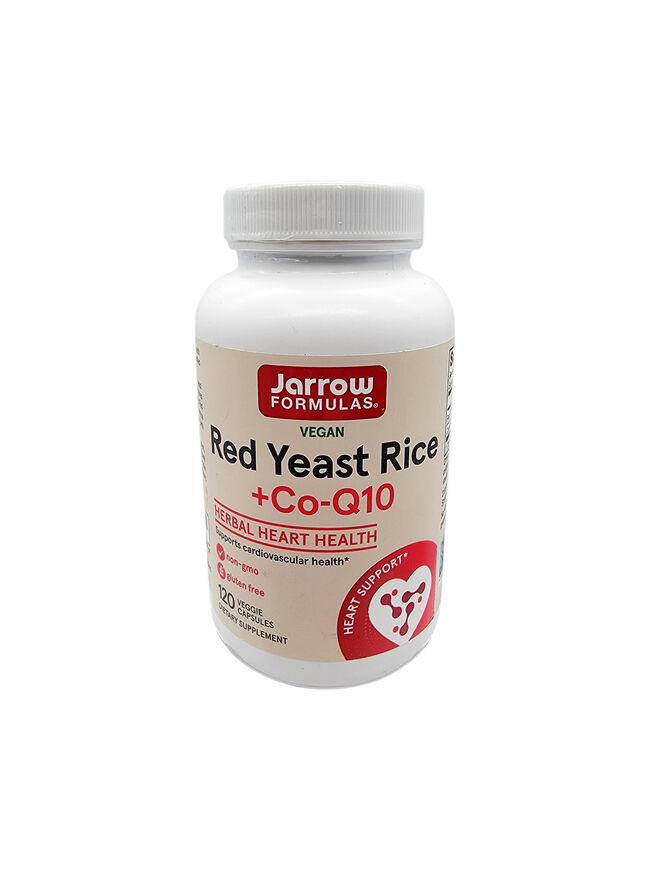 JARROW FORMULAS Red Yeast Rice + CoQ10 120 Veg Capsules